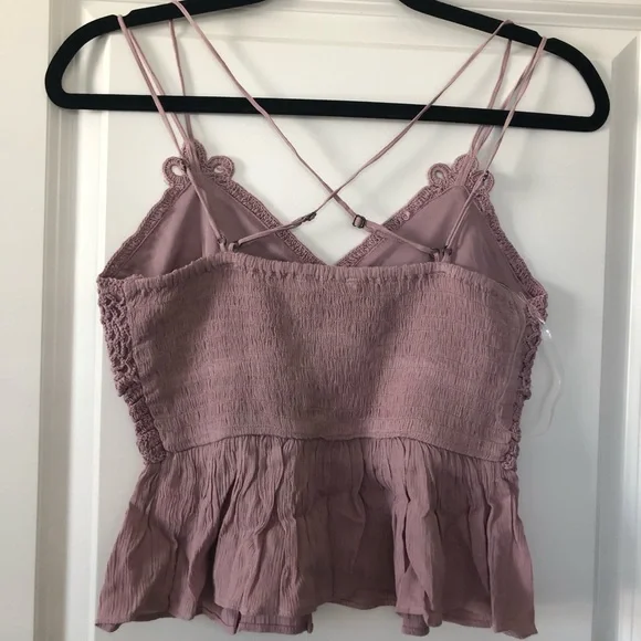 Aero Crochet Baby Doll Tank NWT - Picture 2 of 4